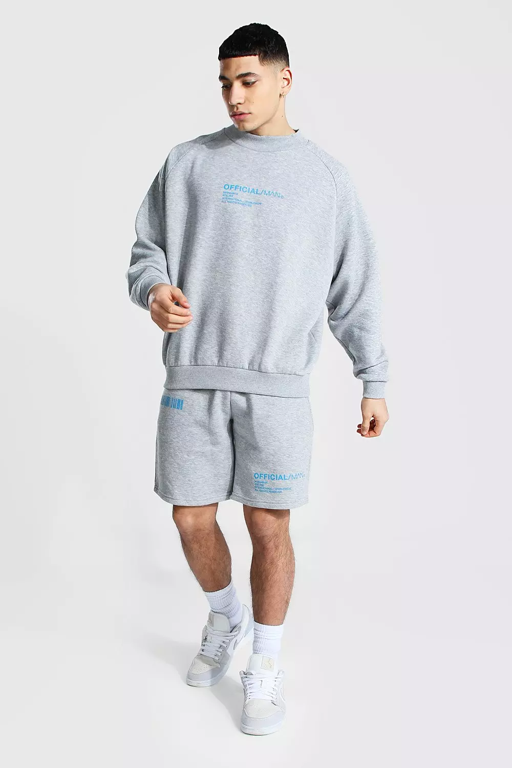 Boohooman short store tracksuit